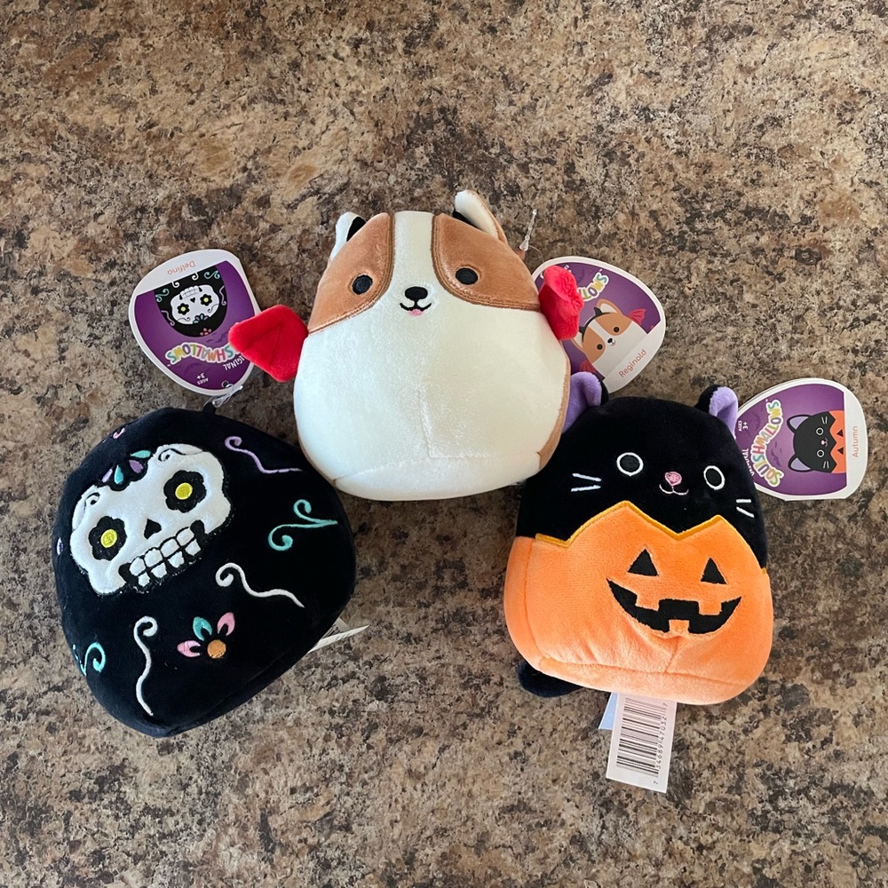 New! Halloween 4.5” Squishmallows Bundle x 3